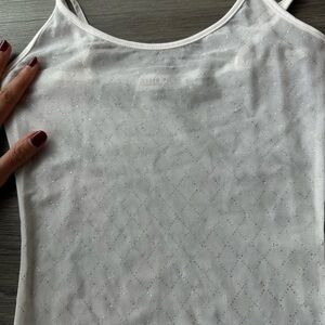 12th Tribe sheer dress with rhinestones and frill for festival or coverup